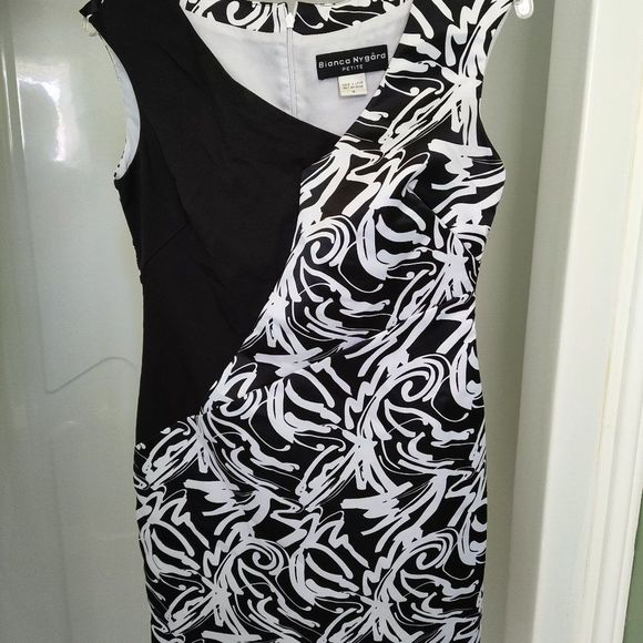 Bianca Nygard top / skirt. Black and White, size 4 petite - Picture 1 of 5